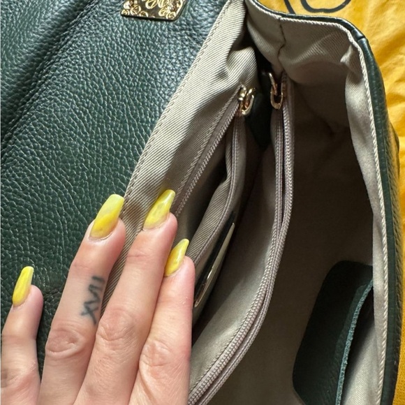 Mario Valentino Dark Green Shoulder Bag - Picture 2 of 5